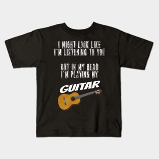 Playing my Guitar Kids T-Shirt